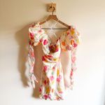 New For Love & Lemons Hazel Mini Dress Size L White Size L Photo 5