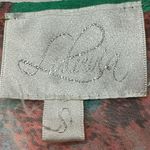 Vintage Y2K, blouse, in green and wine tones with a beautiful stone belt Photo 3