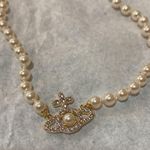 Vivienne Westwood Olympia gold-plated brass and pearl necklace Photo 9