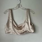 Princess Polly Huxley Champagne Satin Crop Tank 12 Photo 9