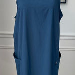The North Face  Sporty Dawn Break Shift Dress Cadet Blue L Photo 0