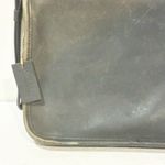 Hunt Club  Black Leather Bag Clutch Gold Hardware Photo 1