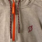 Peloton Womens TWGF Oversized Relaxed Gray Logo Hoodie Sweatshirt Size Small Photo 1