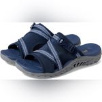 Skechers  Reggae Slide Thru NWT Sandals Size 9 Machine Washable Adjustable Straps Photo 2