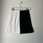 Princess Polly Cairo Black & White Colorbloock Terry Cloth Mini Skirt 4 Photo 3