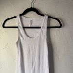 Zenana Outfitters Y2K White Ribbed Tank Top Basic Layering Tee Large Muscle Tank Photo 1