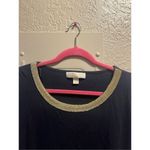 Michael Kors Blue With Gold Accent Top Woman’s Size 2X Blue Photo 3