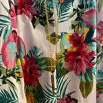 Speed Control New York Womens Midi Dress XL 1X Floral Necklace Attached Pink Photo 2