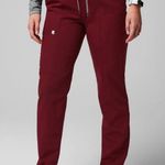 Fabletics  Scrub Bottoms- Wine Photo 0