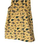 Run & Fly Ladies Honey Gold Dinosaur Print Pinafore Dress Yellow Size 8 Photo 5