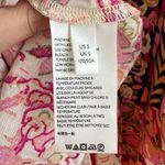 Free People Tunic Small Tulum Floral Boho Linen Blend Flowy Flounce Top Festival Photo 7