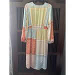 Cato boho patchwork open front kimono cover up L long sleeve new with tags Photo 1