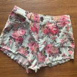 Double Zero High Waisted Short Shorts Fringed Photo 4