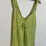 Faithfull the Brand - Imogen Mini Dress Djerra Check Lime Green Cocktail Summer Photo 2