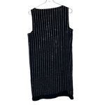 Susana Monaco Womens Dress Midi Back Side Zip Beaded Sleeveless V-Neck Medium Photo 6