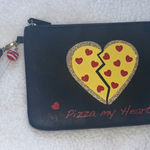 Betsey Johnson Pizza My Heart Large Wristlet Photo 0
