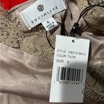 Socialite  body suit small taupe NWT Photo 2