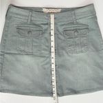 Altar'd State Blue Chambray Button Front Mini Skirt Size M Photo 6