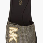 ✨Michael Kors MK Logo Slide Sz 7 Sandals✨ Black Photo 0