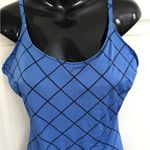 Maxine of Hollywood Blue Diamond One Piece Swimsuit Vintage Photo 8