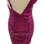 Hello Molly  Citadel Skies Sequin Mini Dress Fuchsia Purple‎ Pink Size US 6 Photo 9