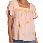 Madewell Floral Embroidered Butterfly Top Photo 0