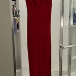 Boohoo Red Bodycon Maxi Dress Photo 0