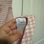 Reformation  Tagliatelle Pink Gingham Linen Dress Photo 4