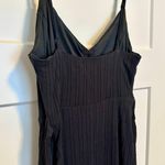 Lulus Cruise To Capri Black Belted Button Front Midi Dress Photo 6