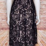 Altar'd State Altar’d State | Black Lace Overlay A-Line Midi Dress Photo 1