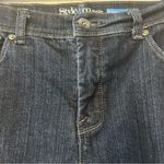 Style & Co tummy control dark wash boot cut jeans size 10 petite Photo 15