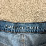 American Eagle  blue mom high rise denim jean shorts in size 2 Photo 2