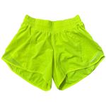 Lululemon  Women’s Size 4 Bright Lime Pop Hotty Hot 2.5” Performance Shorts Photo 1