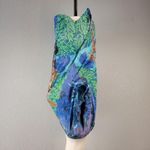 Custo Barcelona Womens Top Medium 3 Multicolor Deer Weeping Willow Floral Photo 3