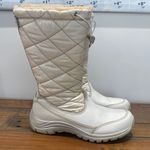 UGG Vibram Women's Snowpeak White Quilted Sheep Skin Snow Winter Boots Sz 6 Photo 1
