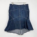 American Vintage Vintage Y2K Denim Midi Skirt Size 12 Whimsical Streetwear Early 2000s Photo 0