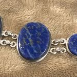 Sterling Silver Southwestern Lapis Lazuli Bracelet Photo 10