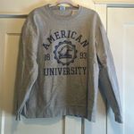Pacific&Co Port &  | Grey American University Crewneck Sweatshirt Size XL Photo 0