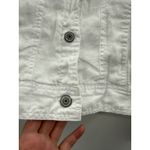 Jones New York White Linen Jacket Women's Small Button Front Lightweight Casual Photo 4