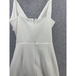Sugar Lips Sugar-Lips Women's Dress Cutout Sleeveless Solid White Size Small Surplice Photo 4