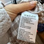 Urban Outfitters  Gabrielle Brown Gingham Linen Midi Wrap Dress Photo 4