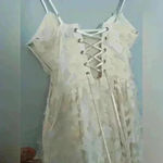 Thirty Thirty LA Ivory Butterfly Mesh Midi Garden Dress XS Photo 8