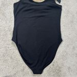 Old Navy  Women’s Tie-Strap Tank Top Bodysuit Ribbed Round Neck in Black XL Photo 6