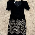Jessica McClintock  Velvet 80s Gunnesax dress size 5-6 Photo 0