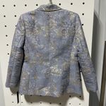 Tahari NWT  Floral Patterned Blazer and Pants Set Blue Size 8P Photo 5