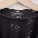 Madewell  Floral Black Romper Short Sleeve Shorts Summer Photo 1