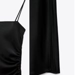 ZARA satin effect slip dress Photo 3
