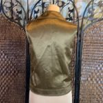 Massimo Dutti  Shiny Satin Sleeveless Motorcycle Vest Size XS Photo 1