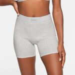 SKIMS cotton rib boxer light heather grey Photo 1