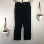 Good American black high rise crop length pants Photo 2